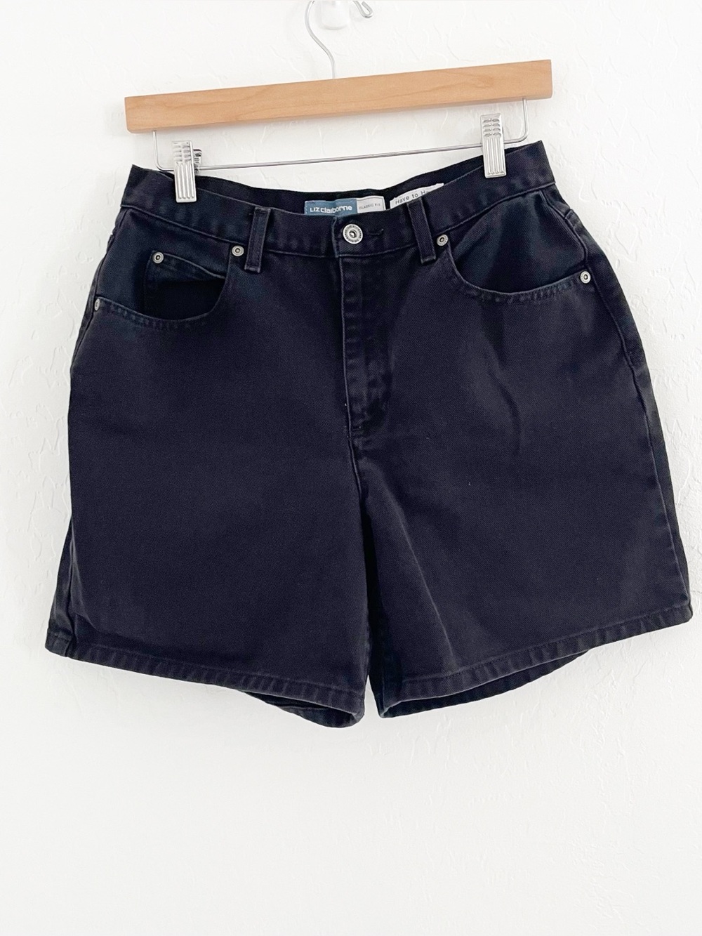 Liz Claiborne vintage high rise mom shorts cotton size 10